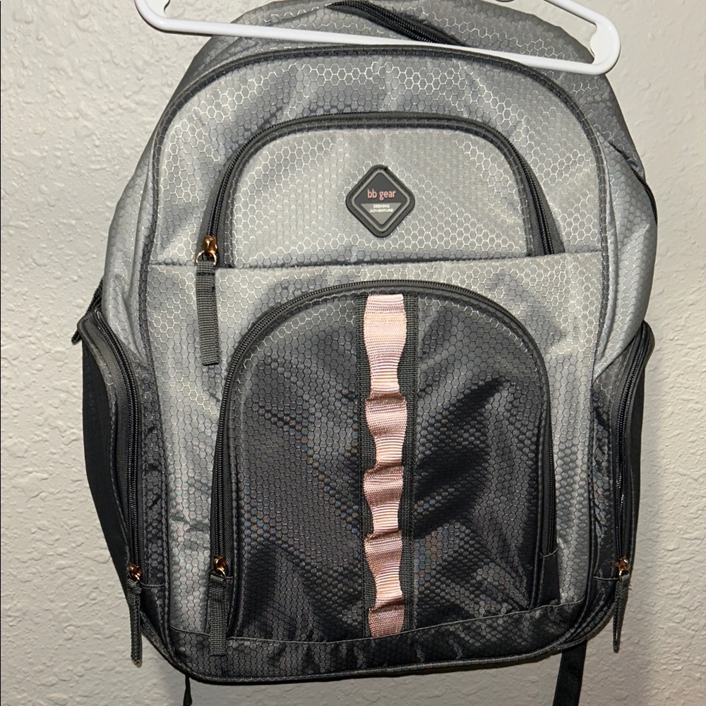 Black and Gray Baby Bag